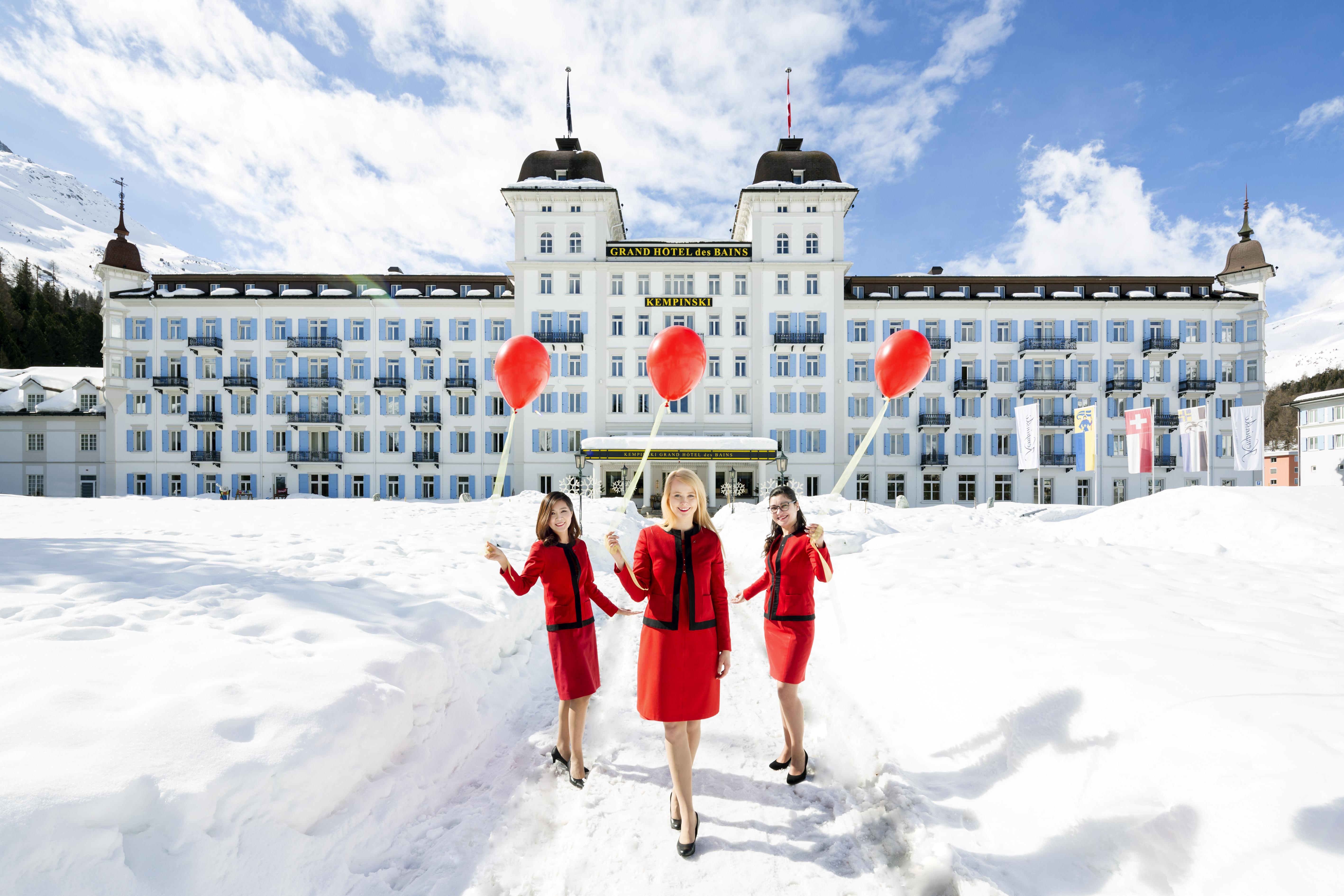 Grand Hotel Des Bains Kempinski Svatý Mořic Exteriér fotografie